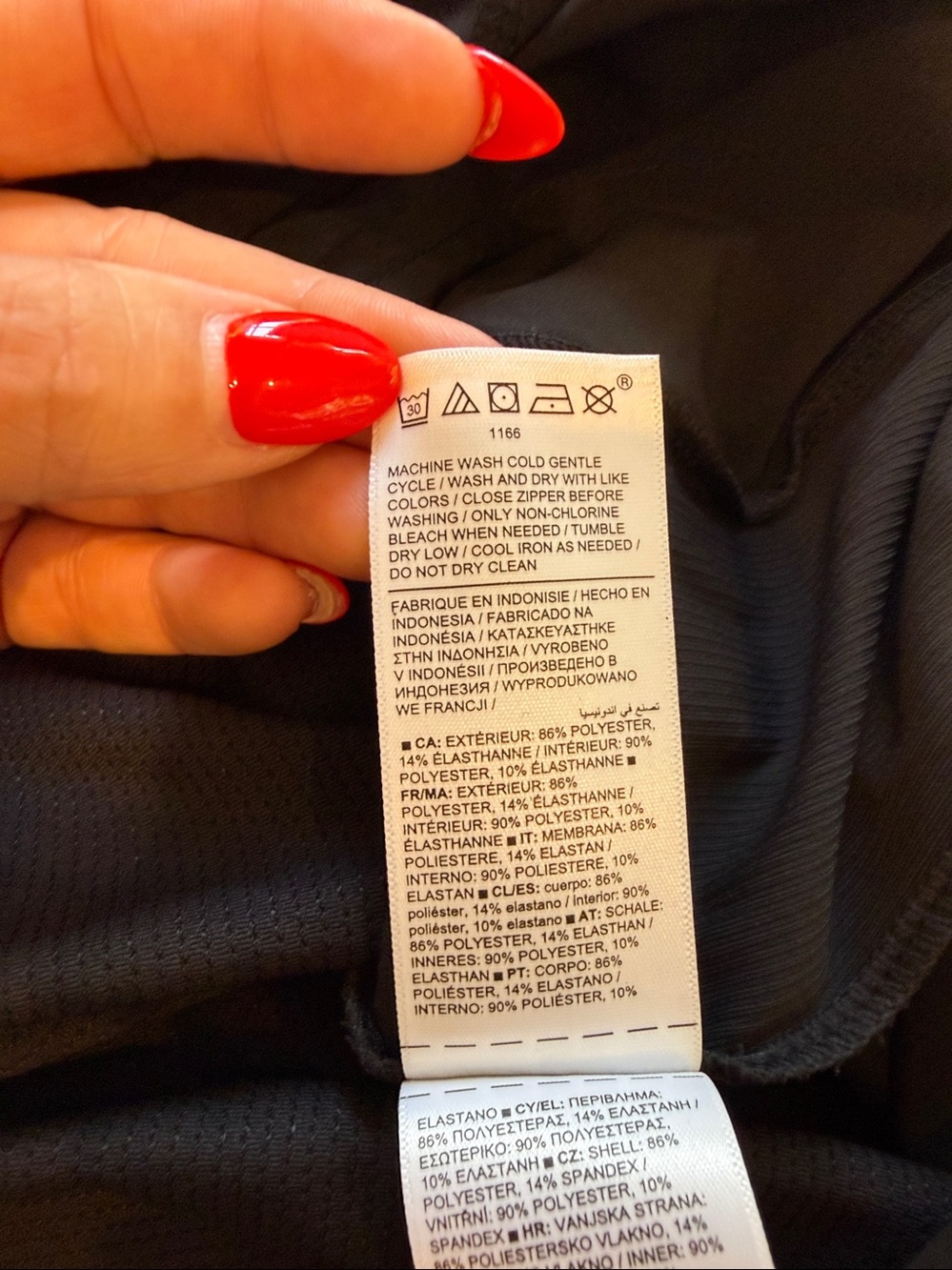 Athleta Black Brooklyn Skort Size 18 - Picture 9 of 9